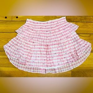 Brand: LoveShackFancy | Color: Pink/White with Floral Design | Size: M